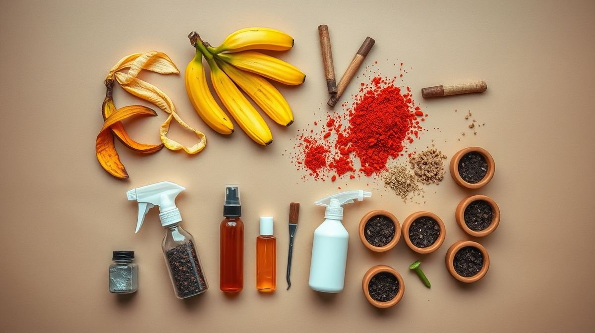 Ingredientes inusitados usados como adubo ou repelente natural.