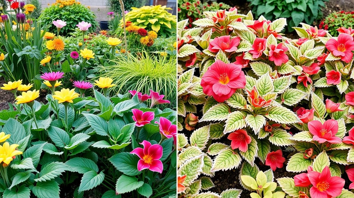 Jardim florido e saudável mesmo após geadas.