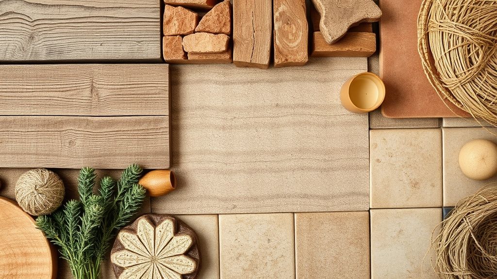 Close nos materiais naturais usados em casinhas do interior.