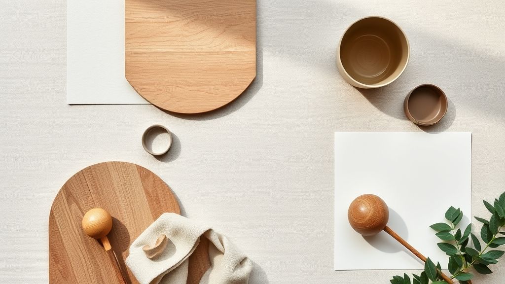 Close em texturas e materiais usados na decoração contemporânea.